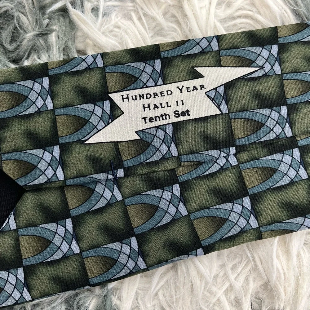 Grateful Dead Men's Neck Tie Hundred Year Hall II Tenth Set Abstract Multi-Color